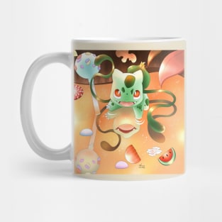 Leaf frog with candies Mug